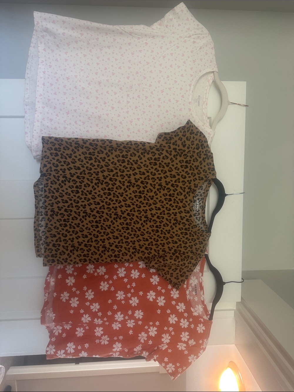 Old Navy Leopard Print Soft-Tee in Tan and Black
